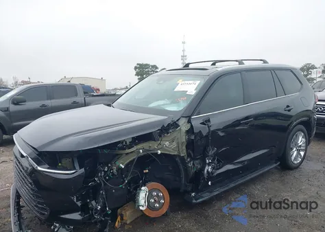 2025 Toyota Grand Highlander Platinum from USA, damaged, VIN 5TDAAAB59SS102736